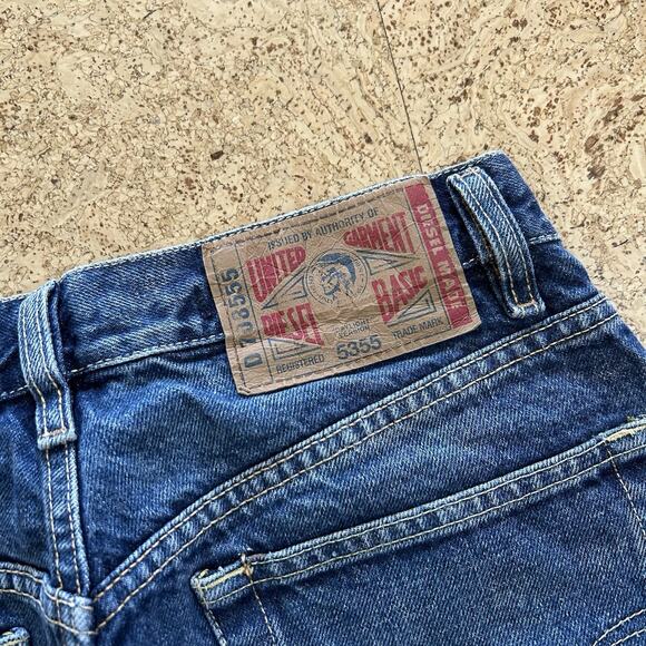 Diesel New World Basic Button Fly Blue Jeans 31x31 - Picture 7 of 8